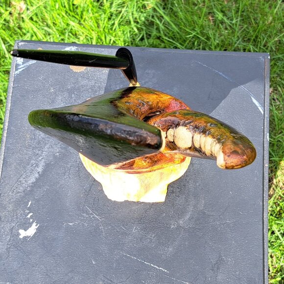 Vintage Lobster Claw Pen Holder - Picture 6 of 11